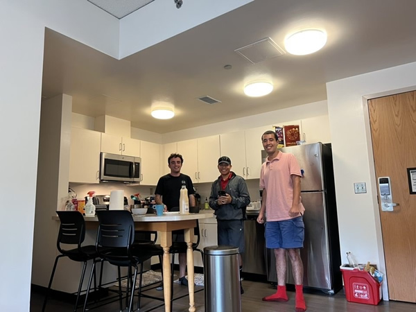 Students in student housing
